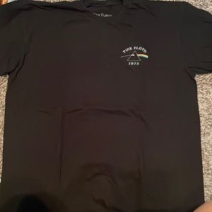 Plain black Pink Floyd dark side of the moon t shirt